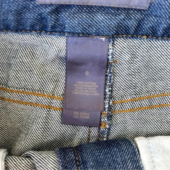 Bohemian Prairie Western Women’s Liz Claiborne 100% Cotton Long Denim Maxi Skirt - Picture 7 of 7